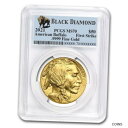 【極美品/品質保証書付】 アンティークコイン 金貨 2021 1 oz Gold Buffalo MS-70 PCGS (FS, Black Diamond) - SKU#225365 [送料無料] #got-wr-011201-3096