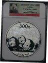 2013 中国 300 元 シルバー パンダ 1 キロ NGC PF-69 ウルトラ カメオ2013 China 300 Yuan Silver Panda 1...