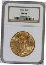 yɔi/iۏ؏tz AeB[NRC  1922 Saint-Gaudens $20 Dollar Gold Double Eagle Certified NGC MS-63 [] #got-wr-011201-3941