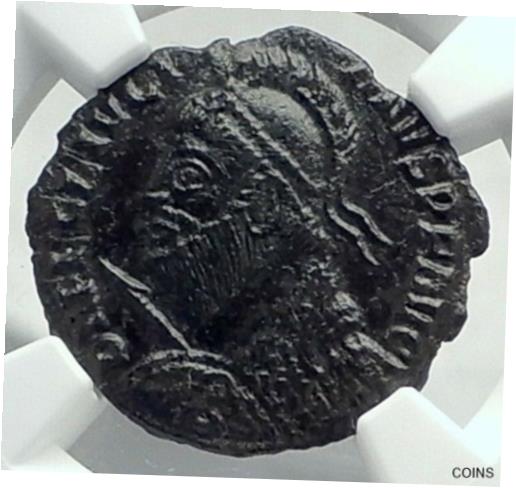 ジュリアン II 背教者 361AD 本物の本物の古代ローマのコイン WREATH i79646JULIAN II Apostate 361AD Authentic Genuine Ancient Roman Coin WREATH i79646