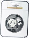 中国 2008 シルバー 300 元 パンダ キロ PAN-492A 発行ケース付き PF-68 UC NGCChina 2008 Silver 300 Yua...