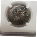 ڶ/ʼݾڽա ƥ    [̵] Lysimachus Silver AR Tetradrachm Lysimachos Kingdom of Thrace Coin NGC XF