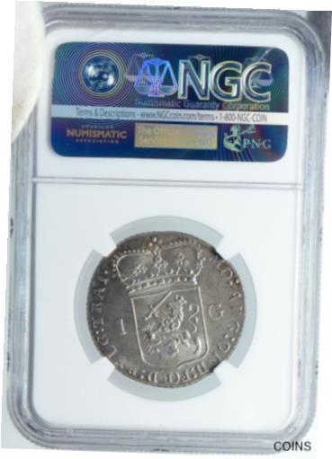 【極美品/品質保証書付】 アンティークコイン 銀貨 1794 NETHERLANDS Dutch Republic UTRECHT ANTIQUE Silver Gulden Coin NGC i88760 [送料無料] #sct-wr-011201-5672 3