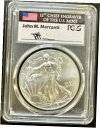 2015 Pシルバーイーグル! PCGS MS70が1ドル!メルカンティのサイン入り!ロット#0392015 P SILVER EAGLE! $1 PCGS M...