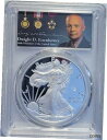 yɔi/iۏ؏tz AeB[NRC  2020 W Silver Eagle v75 Privy--PR70DCAM--FIRST DAY OF ISSUE--Gen Eisenhower [] #sof-wr-011201-1085