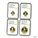 1993 4 コイン プルーフ ゴールド アメリカン イーグル セット PF-70 NGC - SKU#1040051993 4-Coin Proof Gold...