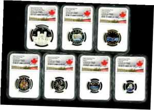 2018年カナダ純銀プルーフコインセット。 NGC グレードの PF-70 ウルトラ カメオ2018 Canada Pure Silver Proof Coin Set. NGC Graded PF-70 Ultra Cameo