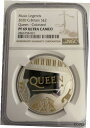 2020 グレートブリテン ミュージック レジェンド クイーン ?2 シルバー プルーフ 1 オンス コイン NGC PR69 UCAM2020 Great Britain Music Legends Queen ?2 Silver Proof 1oz Coin NGC PR69 UCAM(3)