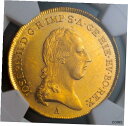  アンティークコイン 金貨 1786, Austrian Netherlands, Joseph II. Large Gold Souverain d'Or Coin. NGC MS61!  #gct-wr-011201-7207