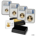 2022-W ゴールド イーグル NGC PF70UCAM FDOI OGP プルーフ コイン 4 枚セットSet of 4 2022-W Gold Eagle...