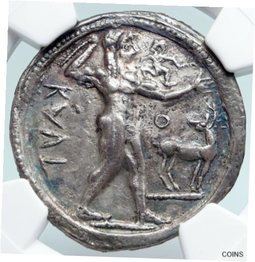 KAULONIA in BRUTTIUM 600BC Authentic Ancient Greek Coin APOLLO NUDE NGC i89623※関税は当ショップ負担（お客様負担無し）※全国送料無料・海外輸送無料※商品の状態は画像をご確認下さい（極美品・目立った汚れ無し）※輸入品の為英語表記となります※その他ご不明点はお気軽にお問合せ下さい！Certification Number: 5872726-031Certification: NGCGrade: XFYear: 600 BCDenomination: Denomination_in_descriptionEra: Ancient[ご購入前に必ずお読み下さい]親切丁寧に、商品到着までサポート対応させていただきます。■パソコンの画像・画質により色や素材感が、実際の商品と多少異なる場合がございますので予めご了承くださいませ。■お客様のご都合（程度の解釈相違を含む）による商品のご購入後のキャンセル返品は、原則としてお受け致しておりません。未払いのまま2日以上連絡が取れない場合はキャンセルさせて頂きます。その場合、事務局側が自動的に「非常に悪い」の評価を付けてしまいますのでご注意ください。※お支払い頂いた場合は連絡は不要です。※他ショップでも販売しておりますので、稀に在庫がない場合がございます。■不具合での返品は箱などすべてが到着時の状態になるものに限らせていただきます。※当店では不良品はすべて現物確認と不具合の確認を行い対応をさせて頂いております。■お客様のご都合によるご注文確定後の商品のキャンセルにつきましては承っておりません。また、ご入金確認後、またはご決済完了確認後のキャンセルにつきましては、ご注文総額の30％のキャンセル料をご請求させていただきます。■領収書二重発行やトラブル防止のため、領収書発行は行っておりません。事務局側が発行している「支払い明細」が正式な支払い証明となります。支払い明細画面を印刷したものが領収書の代わりになることを各税務署に確認済みです。■年末年始・連休の発送は、業者も休みになる関係でいつもより遅れます。■輸送時の破損の場合は配送業者への報告を行って下さい。報告なしでの対応はできません。■日祝日は定休日とさせていただいております。連絡・発送が出来ませんのであらかじめご了承お願いいたします。■内容は必ずお読みになってからお買い求め下さいますようお願い致します。※在庫状況は常に更新をしておりますが、当社は複数店舗で在庫を共有しているため、ご注文を頂きましても稀に欠品している場合がございます。その際は誠に申し訳ございませんが、その旨をメールまたはお電話にてご連絡させていただきます。ご理解いただけますようお願い申し上げます。親切・丁寧にお取引させていただきますのでよろしくお願いします。 品質保証について 当店の商品の、品質保証についてご紹介いたします。 ▽品質保証書 お買い上げいただく全ての商品に「WORLD RESOURCE品質保証書」をおつけいたします。 これは、WORLD RESOURCEが販売した商品であることを保証するものです。大切に保管してください。 ▽標準保証に関して 当店でご購入頂きました商品は7日以内の標準保証サービスが付属致します。 ※ご購入日につきましては、製品の品質保証書に記載の日付にて確認させていただきます。 ※保証は通常利用時のみの対応となります。 ※ご購入日の確認を致しかねる場合は有償となります。品質保証書は大切に保管して下さい。POINT01　品揃え一番店を目指して 「期待に答えるお店づくりと、時代に合わせたサービスをご提供致します。」 POINT02　多種多様な商品レパートリー 「幅広く、世界の商品をご用意しております。」 POINT03　きっと見つかる！新しい発見 「テレビや雑誌で紹介されたアイテムもいちはやく。」 モットー：丁寧な接客対応 その道数十年のスタッフだからこそできる、“豊富な知識”に基づく商品のご提案。 お探しの商品はお気軽にスタッフにお尋ねください。 「以前は、商品ページあったけど、、、見つからない。」 「初めてアンティークコインの購入をしますが大丈夫ですか？」 「この年代の商品を探していますが、おすすめはありますか？」 「友人にアンティークコインを送りたいけど、おすすめありますか？」 等など、困ったときの質問にも、しっかり対応・お調べ致します。 取寄せ、取り置き等もできますので、商品一覧で見つからなかった商品でも、 スタッフまでお気軽にご相談下さい。 【お問い合わせはお気軽にどうぞ】 suport@world-resource.net