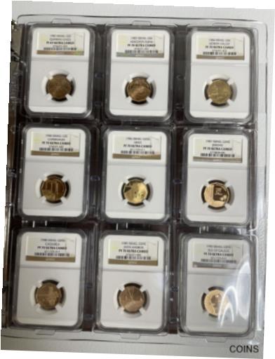 ڶ/ʼݾڽա ƥ  9 Jewish Israeli NGC Gold Coins TOP POP Sites In The Holy Land - Complete Series [̵] #gct-wr-011201-8885