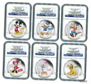 【極美品/品質保証書付】 アンティークコイン 硬貨 2014 DISNEY MICKEY & FRIENDS - COMPLETE 6-COIN SET - NGC PF70 FIRST RELEASES [送料無料] #oct-wr-011201-8940