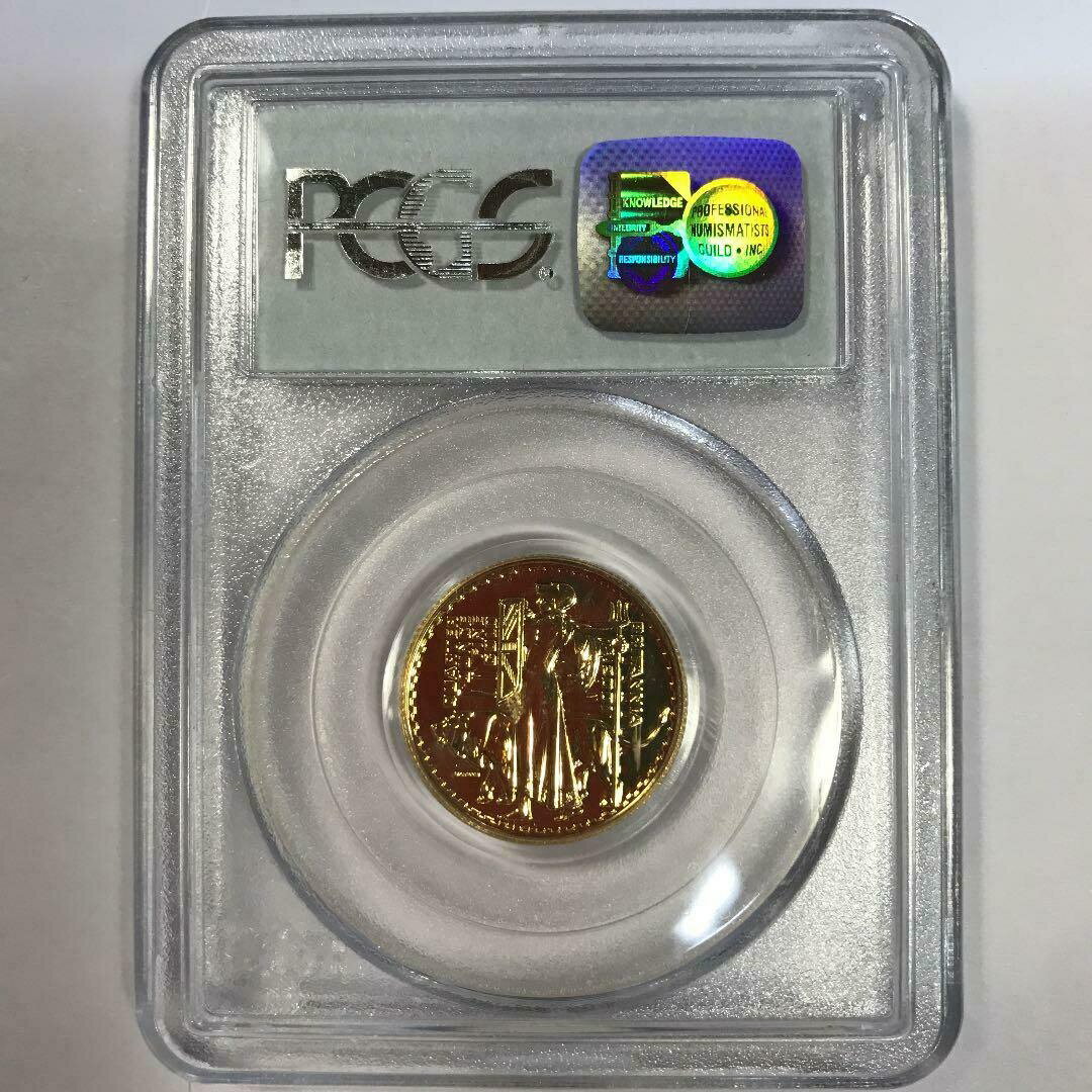 【極美品/品質保証書付】 アンティークコイン コイン 金貨 銀貨 送料無料 Highest Appraisal 2001 United Kingdom Britannia Una Lion 1/4 Ounce Gold Coin NGC