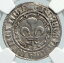 西暦 1400 〜 99 年 ドイツ連邦共和国 ストラスブール フルール ド リス シルバー グロッシェン NGC コイン i916011400-99 AD GERMAN STATES Strasbourg Fleur-de-Lis SILVER Groschen NGC Coin i91601 406,000円