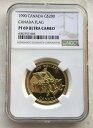 yɔi/iۏ؏tz AeB[NRC RC   [] Canada 1990 Nation Flag 200 Dollars NGC PF69 Gold Coin,Proof