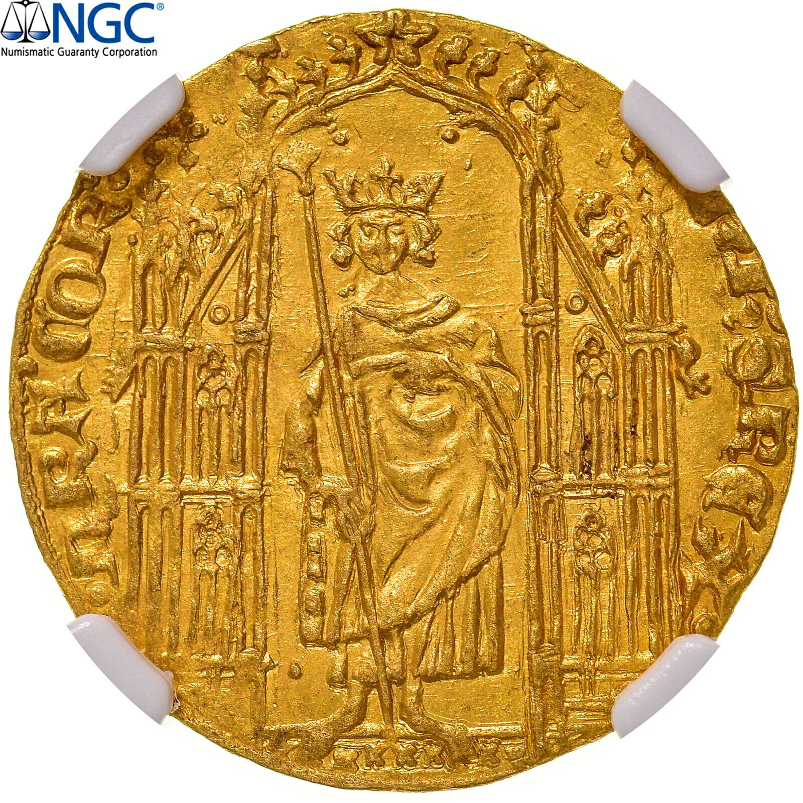 【極美品/品質保証書付】 アンティークコイン 硬貨 [#899725] Coin, France, Philippe VI, Royal d'or, 1328, Pontivy's Hoard, NGC, MS6 [送料無料] #oct-wr-011201-12853