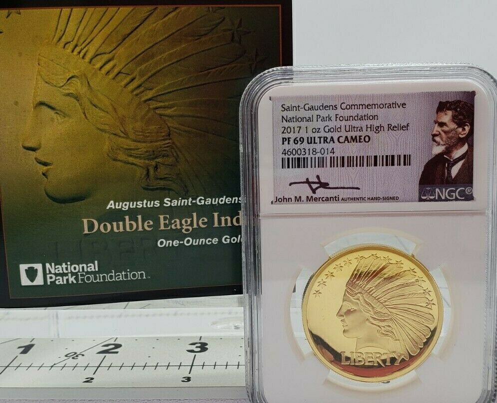 ڶ/ʼݾڽա ƥ  2017 Saint Gaudens Double Eagle Indian High Relief 1oz Gold NGC PF69 limited 750 [̵] #got-wr-011201-12958