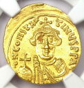 ビザンチン コンスタンス II AV ソリダス 金貨 641-668 AD - 認定 NGC MS (UNC)Byzantine Constans II AV ...