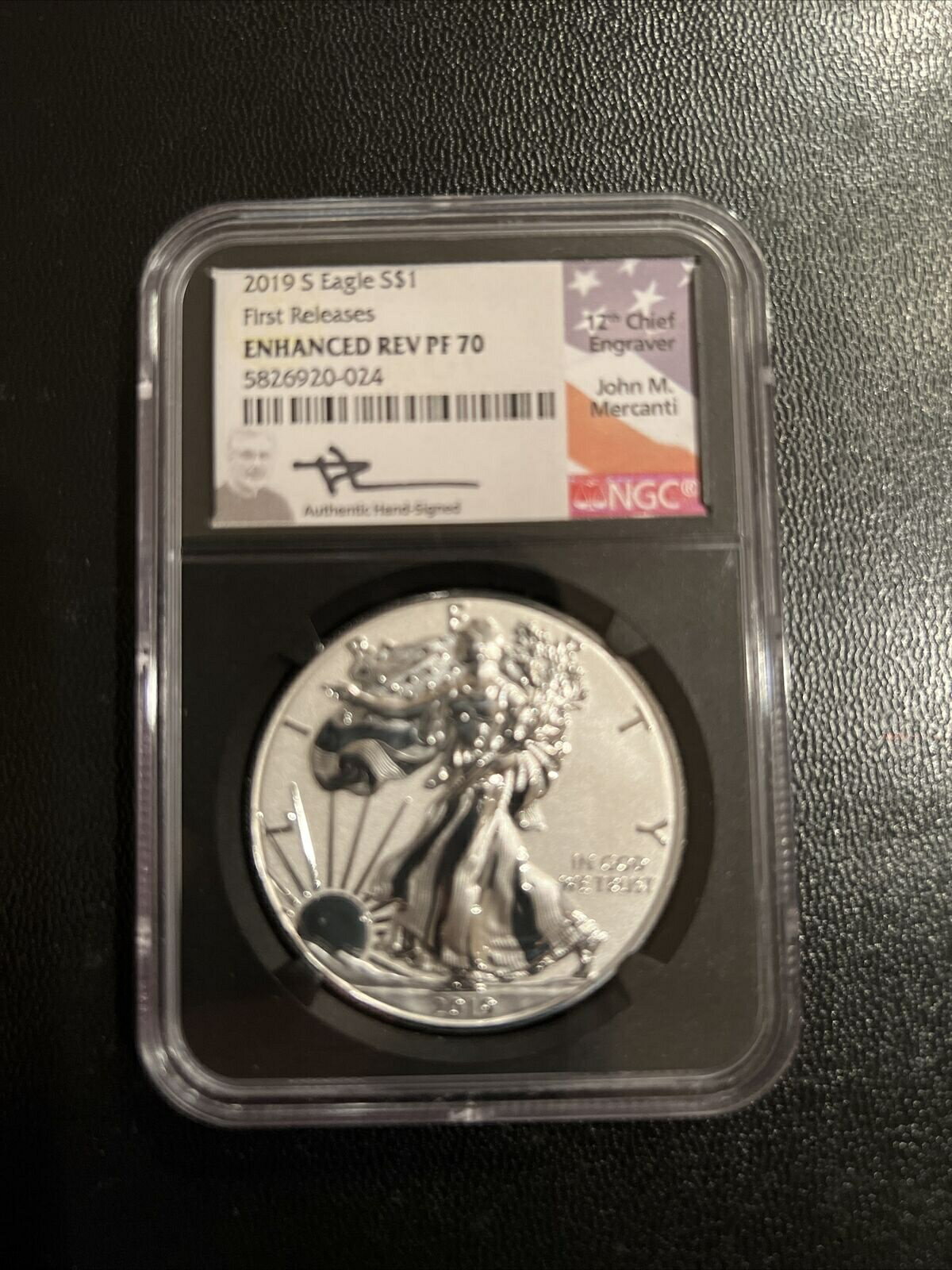 yɔi/iۏ؏tz AeB[NRC  2019 S ENHANCED REVERSE PROOF SILVER EAGLE NGC PF70 FIRST RELEASES MERCANTI OGP [] #sot-wr-011201-13670