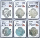 【極美品/品質保証書付】 アンティークコイン 硬貨 2021 $1 Morgan and Peace Dollar Set P,D,S,O,CC NGC MS70 Ad/Rel, T Uram Signature [送料無料] #oot-wr-011201-13850