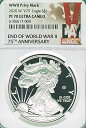 yɔi/iۏ؏tz AeB[NRC  5 X 2020 W End of World War WW2 V75 Privy American Silver Eagle Proof NGC PF70 [] #sot-wr-011201-13851