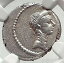 ڶ/ʼݾڽա ƥ  JULIUS CAESR Portrait 42BC Rome Authentic Ancient Silver Roman Coin NGC i72396 [̵] #sct-wr-011201-15168