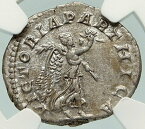 【極美品/品質保証書付】 アンティークコイン 銀貨 MACRINUS Authentic Ancient 218AD VICTORIA PARTHICA Silver Roman Coin NGC i84936 [送料無料] #sct-wr-011201-15189