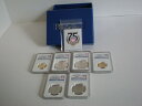 2014 BASEBALL HOF 6 コイン コレクション - ゴールド、シルバー、クラッド NGC 70 早期リリース + ボーナス2014 BASEBALL HOF 6 COIN COLLECTION-GOLD,SILVER,CLAD NGC 70 EARLY RELEASES+BONUS
