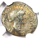 クレオパトラ 7 世とマルク アントニー AR デナリウス銀貨 紀元前 34 年 - 認定 NGC VFCleopatra VII and Marc Anton...