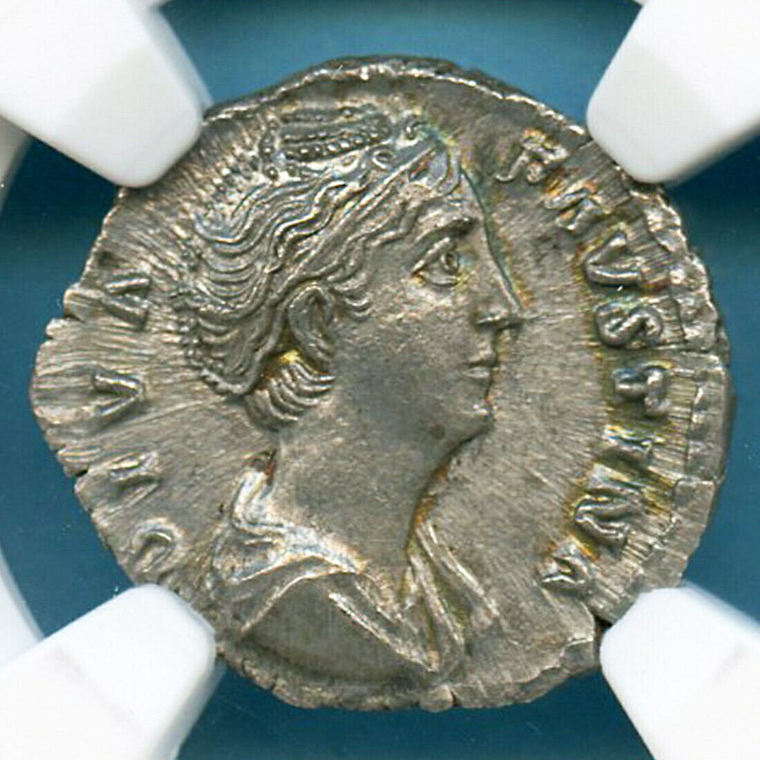  アンティークコイン 銀貨 Roman Empire Denarius Silver AD138-140 NGC MS 5/5 4/5 Posthumous ancient coin  #sct-wr-011201-16488