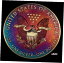 ڶ/ʼݾڽա ƥ  American Silver Eagle Coin Colorful Rainbow Toning #a682 [̵] #scf-wr-011259-2283