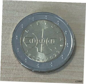 リトアニア 2022 2 ユーロ コイン「100 年バスケットボール」 。ミントロールのUNC。 KM#NEWLITHUANIA 2022 2 EUR COIN "100 years Basketball" . UNC from Mint Roll. KM#NEW