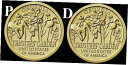 2019 P&D ジョージア アメリカン イノベーション ドル (2) 「未流通」米国コイン2019 P & D Georgia American Innovation Dollar (2)