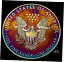 ڶ/ʼݾڽա ƥ  American Silver Eagle Coin Colorful Rainbow Toning #a631 [̵] #scf-wr-011259-824