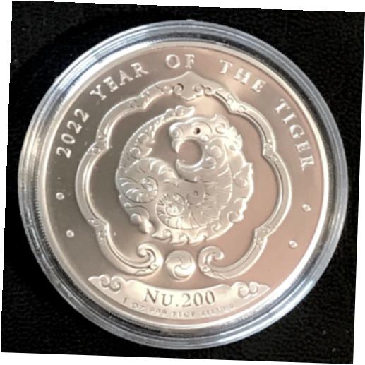 yɔi/iۏ؏tz AeB[NRC RC   [] 2019 Bhutan Year of the BOAR Lunar BU Coin 1 oz 999 Pure Silver in Capsule