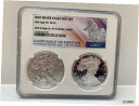 yɔi/iۏ؏tz AeB[NRC RC   [] 2020 Silver Eagle Celebration NGC Set of 2 Coins Graded PF 70 Proof Ultra Cameo