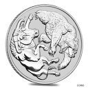 yɔi/iۏ؏tz AeB[NRC RC   [] 2020 1 oz Silver Australian Bull and Bear Coin Perth Mint .9999 Fine BU In Cap