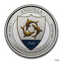 2020 アンギラ紋章 1 オンス シルバー (色付き) - SKU#2172052020 Anguilla Coat of Arms 1 oz Silver ...