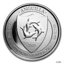 2020 アンギラ紋章 1 オンス シルバー BU - SKU#2172032020 Anguilla Coat of Arms 1 oz Silver BU ...