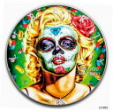 2020 アメリカン イーグル $1 サイケデリック マリリン モンロー カラーライズ 1オンス .999 シルバー コイン2020 American Eagle $1 PSYCHEDELIC MARILYN MONROE Colorized 1oz .999 Silver Coin(3)