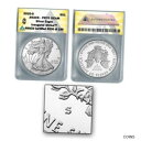 2020-S プルーフ $1 アメリカン シルバー イーグル コイン PR702020-S Proof $1 American Silver Eagle Coin PR70(3)