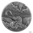  アンティークコイン コイン 金貨 銀貨  2020 2 oz Silver Coin Biblical Series (Destruction of Leviathan) - SKU#205889