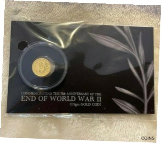 【極美品/品質保証書付】 アンティークコイン 金貨 END OF WWII 75TH ANNIVERSARY 2020 0.5g GOLD COIN - THE PERTH MINT 送料無料 gcf-wr-011260-6056