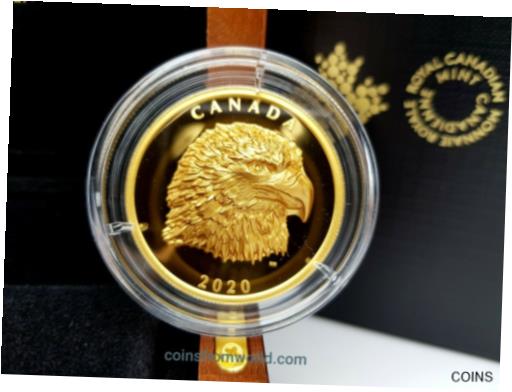 【極美品/品質保証書付】 アンティークコイン 金貨 Canada 2020 250$ Proud Bald Eagle 2 oz Pure Gold EHR Coin Royal Canadian Mint #1 [送料無料] #gcf-wr-011260-6213