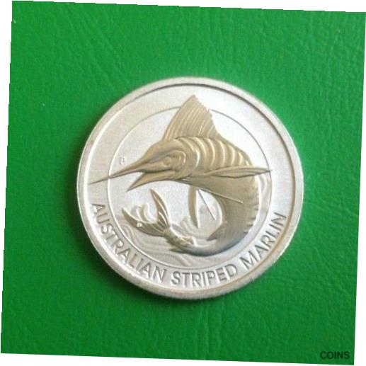 ڶ/ʼݾڽա ƥ    [̵] Perth Mint 1/3 oz .9995 Platinum 2020 Australia Striped Marlin Coin