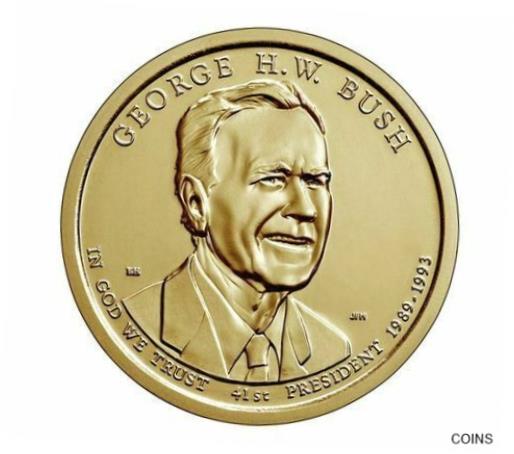 硼 H. W. ֥å 2020 P&D $1 ƹ¤ʾɤο꡼GEORGE H. W. BUSH PRESIDENTIAL 2020 P&D $1 COINS NEW RELEASE FROM US MINT