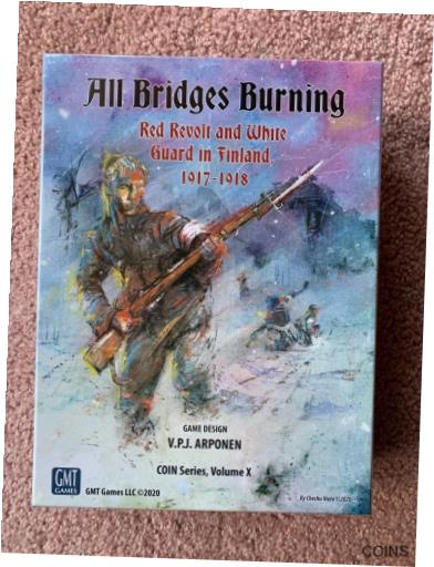 【極美品/品質保証書付】 アンティークコイン コイン 金貨 銀貨 [送料無料] All Bridges Burning by GMT Games COIN Series Volume X NEW 2020 mint in shrink