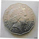 2004年 50セント50cコイン「COAT of ARMS STANDARDデザイン」SCARCE COIN2004 50 cent 50c coin