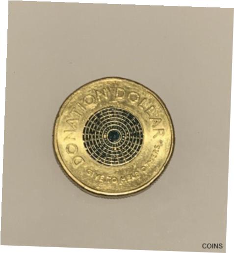  アンティークコイン 硬貨 2020 Australian $1 One Dollar coin Donation Dollar Green aUnc Collectable  #ocf-wr-011274-1486